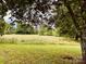 Scenic view of a meadow with tall grass and mature trees, creating a peaceful and serene atmosphere at 6714 Old Shelby Rd, Vale, NC 28168