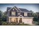 Charming two-story home features mixed siding, an attached garage, and well-maintained landscaping at 8004 Plymouth Dr, Sherrills Ford, NC 28673