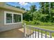 A view of the back yard from the deck at 1038 Blake Rd, Albemarle, NC 28001
