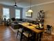Bright living room and eat-in kitchen with modern decor at 110 W Pine St, Lincolnton, NC 28092