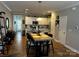 Bright, open living room with eat-in kitchen and stainless steel appliances at 110 W Pine St, Lincolnton, NC 28092