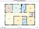 House floor plan showing layout of the home with labeled rooms and dimensions at 1102 Venus St, Kannapolis, NC 28083