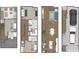 Detailed floor plan showcasing the layout of this modern home at 113 Verbena Ne St # 11, Charlotte, NC 28217