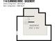 Floor plan of the basement shows the layout, including stairs at 114 Elmwood Dr, Salisbury, NC 28147