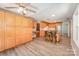 Spacious kitchen featuring wooden cabinets, island cooktop, and ample counter space at 114 Elmwood Dr, Salisbury, NC 28147