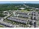 Aerial view of community with pool and amenities, located near Uptown Charlotte at 1142 Doveridge Street at 1142 Doveridge St, Charlotte, NC 28273