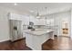 Beautiful kitchen with stainless steel appliances, granite countertops, and a spacious island at 1142 Doveridge St, Charlotte, NC 28273
