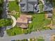 Aerial view of the property and backyard featuring lush landscaping at 1500 Lynway Dr, Charlotte, NC 28203