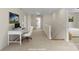 Staged hallway showcasing a desk area with natural light; promoting functional space at 1500 Lynway Dr, Charlotte, NC 28203