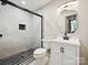 Stylish bathroom with a white vanity, toilet, and glass-enclosed shower with tile accents at 1505 Wimbleton Woods Dr # 5, Fort Mill, SC 29708