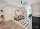 Bright bedroom featuring a unique bed frame, ceiling fan and desk at 1505 Wimbleton Woods Dr # 5, Fort Mill, SC 29708