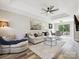 Bright living room featuring modern decor, stylish furniture, and an open layout at 1505 Wimbleton Woods Dr # 5, Fort Mill, SC 29708