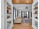 Cozy living room with hardwood floors, built-in shelves, and ample natural light at 15737 Agincourt Dr, Huntersville, NC 28078