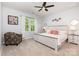 Bright main bedroom with a ceiling fan, and natural light at 1659 Loggerhead Dr, Lancaster, SC 29720