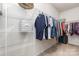 Efficient walk-in closet with metal shelving provides ample storage at 1659 Loggerhead Dr, Lancaster, SC 29720