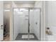 Bathroom featuring an enclosed shower with glass doors and a showerhead at 19004 Dry Narrows Way, Charlotte, NC 28278