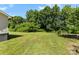 Large backyard with plenty of trees at 2009 Auten Rd, Gastonia, NC 28054