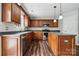 Kitchen with hardwood floors, stainless steel appliances, and an island at 2028 Covered Bridge Ct, Rock Hill, SC 29732