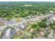 Wide aerial view of suburban homes interspersed with lush trees and walkable streets at 3 Circle Dr, Lincolnton, NC 28092