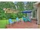 Outdoor patio featuring comfortable seating and barbecue, ideal for outdoor living and entertaining at 3017 Brooks Mill Ln # 10, Wingate, NC 28174