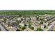 Aerial view of a residential community surrounded by lush greenery and a beautiful centralized community center at 4278 Park South Station Blvd, Charlotte, NC 28210