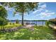 Lush backyard leading to a private dock and the tranquil lake, perfect for outdoor enjoyment at 4586 Doctor Dr, Catawba, NC 28609