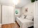 Bedroom with hardwood floors, a comfortable daybed, and a window for natural light at 4586 Doctor Dr, Catawba, NC 28609