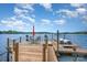 Picturesque boat dock on the lake with a seating area and space for docking a boat at 4586 Doctor Dr, Catawba, NC 28609