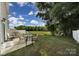 The backyard features a patio set, grill, fenced-in yard and views of the surrounding landscape at 461 Misty Law Ln, Clover, SC 29710