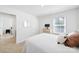 Bedroom featuring a double bed, neutral colors, with a modern dresser and natural light at 461 Misty Law Ln, Clover, SC 29710