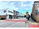 Street view of shops and restaurants with street parking at 502 Tayberry Ln, Fort Mill, SC 29715