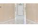 Bright entryway with tiled floors and white door at 511 Brookwood Dr, Statesville, NC 28677