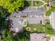 Overhead view showcasing parking, green spaces, and well-maintained building exterior at 524 Hawthorne Ln, Charlotte, NC 28204