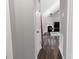 Hallway leads to living area with fireplace, vaulted ceilings, and mounted television at 532 Jedburgh Way, Rock Hill, SC 29730