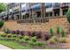 Landscaped community sign reading 