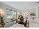 Cozy living room with hardwood floors, large windows, and a comfortable seating area at 6409 Ilex Ct, Charlotte, NC 28211