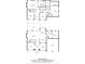 Detailed floor plan showcasing the layout and dimensions of the home at 7708 Harrington Woods Rd, Charlotte, NC 28269