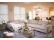 Bright, open-concept living room and dining area with modern finishes at 7708 Harrington Woods Rd, Charlotte, NC 28269