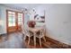 Charming dining room featuring a rustic table set, chandelier, and French doors to the exterior at 0000 Trull Hinson Rd # 2, Wingate, NC 28174