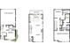 Detailed floor plan showcasing layout with garage, kitchen, bedrooms, bathrooms, and living areas at 1104 Bismuth Ln, Charlotte, NC 28211