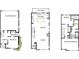 Three-story floor plan showcasing garage, kitchen, dining, Gathering, and bedroom layouts at 1120 Bismuth Ave, Charlotte, NC 28211