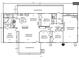 Detailed floor plan showcasing the layout of a spacious home with clearly labeled rooms and dimensions at 1184 Sherwood Rd, Clover, SC 29710