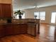 Well-equipped kitchen offering ample counter space and natural light at 14413 Lake Crossing Dr, Charlotte, NC 28278