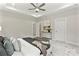 Tastefully decorated main bedroom featuring a comfortable bench, stylish decor, and ample space for relaxation at 1645 Carolina Cir, Gastonia, NC 28054