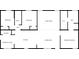 Detailed floor plan showcasing bedrooms, bathrooms, living room, kitchen, dining area, and laundry room layout at 1730 Woodbend Ln, Conover, NC 28613