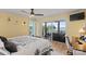 Lovely main bedroom with access to a covered deck with a water view at 20417 Harborgate Ct # 510, Cornelius, NC 28031