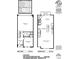 Detailed floor plan showcasing the layout of the first and second floors of this townhouse at 2108 Bryant Park Dr, Charlotte, NC 28208