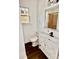 Modern bathroom featuring updated vanity, toilet and fixtures plus natural light at 2130 Vashti Rd, Taylorsville, NC 28681