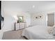Bright bedroom with soft carpet, neutral walls, and modern furniture at 3064 Ora Smith Rd, Lincolnton, NC 28092