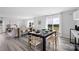 Open concept dining area connected to the kitchen and living space, with natural light at 3064 Ora Smith Rd, Lincolnton, NC 28092